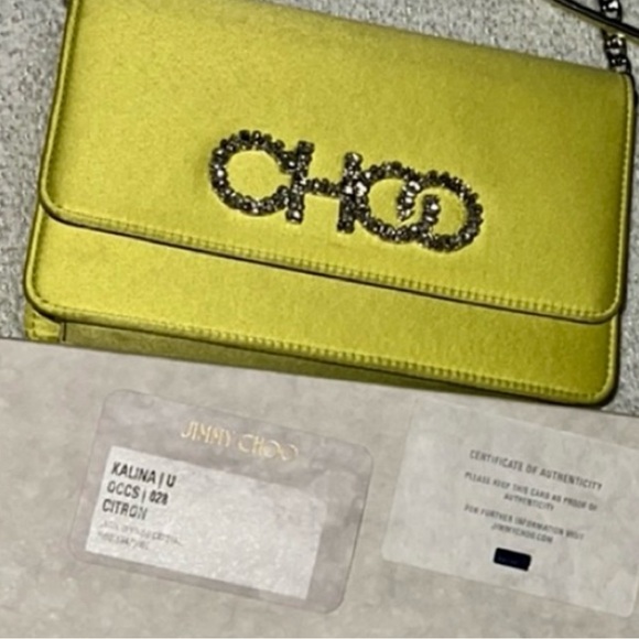 Jimmy Choo Handbags - Jimmy Choo Yellow Crossbody Bag